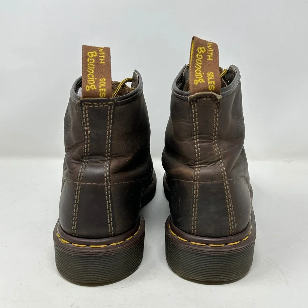 Dr Martens 1460 Crazy Horse Vintage 90s Boots Brown Leather England 9 UK 10 US